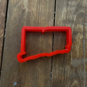 Connecticut State Cookie Cutter - USA Map Shape for Baking & Crafts | New England-Themed Cookies