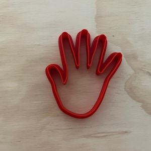 Handprint Cookie Cutter: 3D Printed Clay & Fondant Cutter