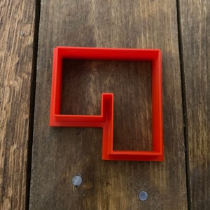 Odd Square Arch Cookie Cutter: 3D Gedrucktes Ton & Fondant-Werkzeug