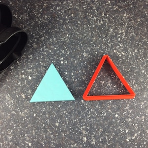 Triangle Shape Cookie Cutter Set - Various Sizes for Geometric Baking & Creative Crafts
