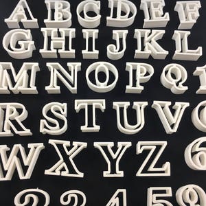 Full Alphabet Cookie Cutter Set – Complete A-Z Letters for Baking, Fondant, and Crafting