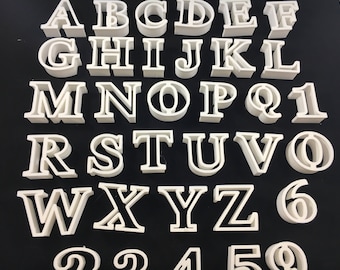 Full Alphabet Cookie Cutter Set – Complete A-Z Letters for Baking, Fondant, and Crafting