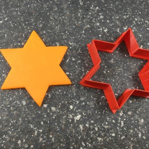 Star of David Six Pointed Star Shape Cutter