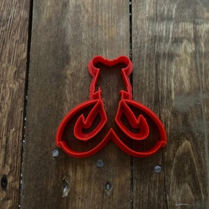 Double Hook Shape Cookie Cutter: 3D Printed Baking Tool