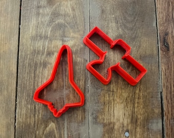 Space Exploration Baking Fun: Satellite and Rocket-Shaped Cookie Cutter Set