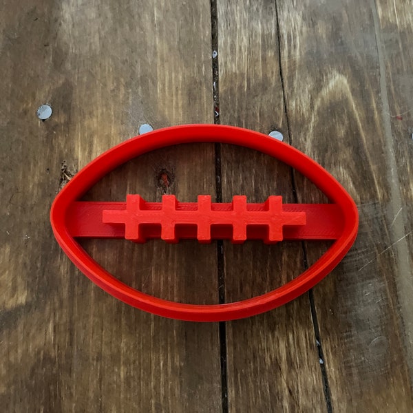 Football with Imprint Seam Shape Cutter