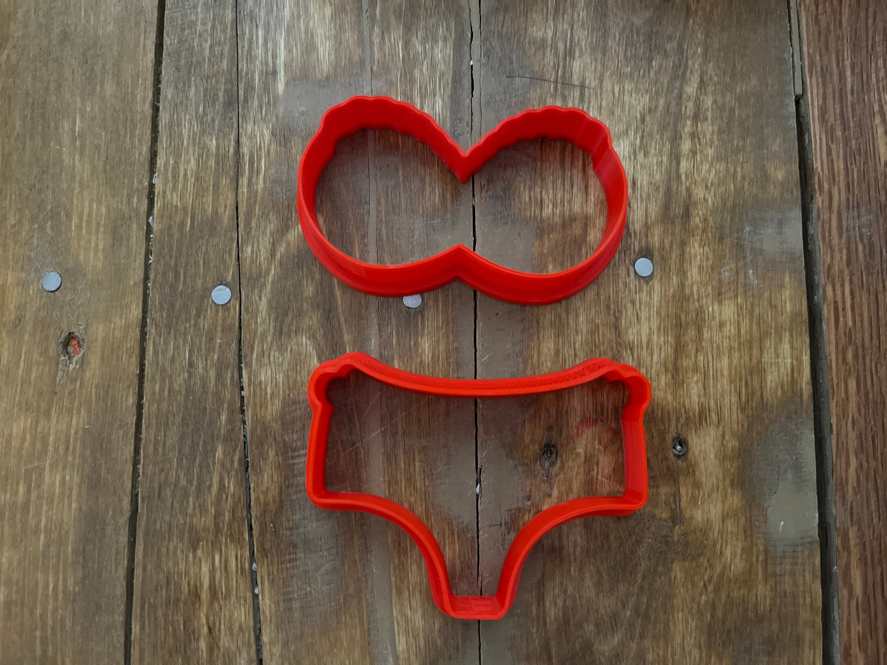 Bra and Panties 102 Shape Cutter Set – Fun Design for Baking, Crafts, and Lingerie-Themed Projects