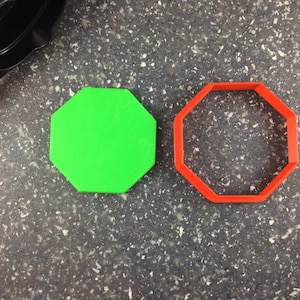 Octagon Various Sizes Shape Cutter Set – Versatile Tools for Baking, Crafts, and Geometric Projects