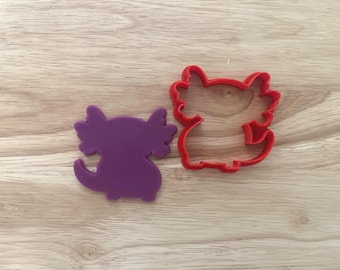 Axolotl Cookie Cutter, 3D gedrucktes Backen