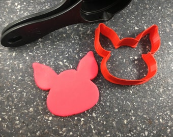 Pig Face Cookie Cutter: Farm Baking & Cake Decor (3D Printed)
