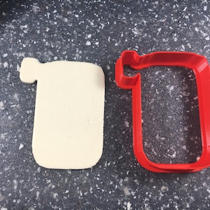 Cortador de biscoitos em forma de lata de sardinha – Design divertido para confeitaria, conservas e artesanato com tema de comida