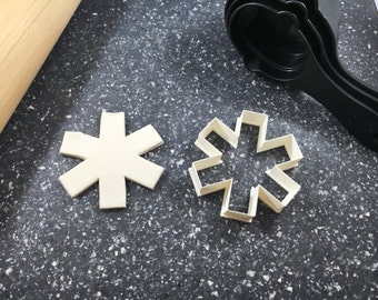 EMS Star of Life Cookie Cutter: Emergency Services Baking