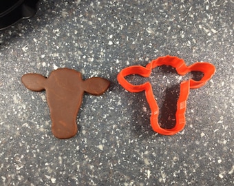 Highland Steer Bull Cow With Bandana Cookie Cutter