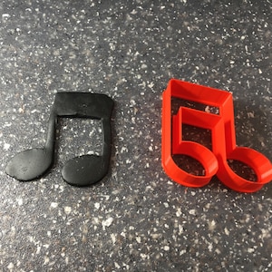 Musical Notes Shape Cookie or Fondant Cutter – Perfect for Baking, Crafts, and Music-Themed Parties