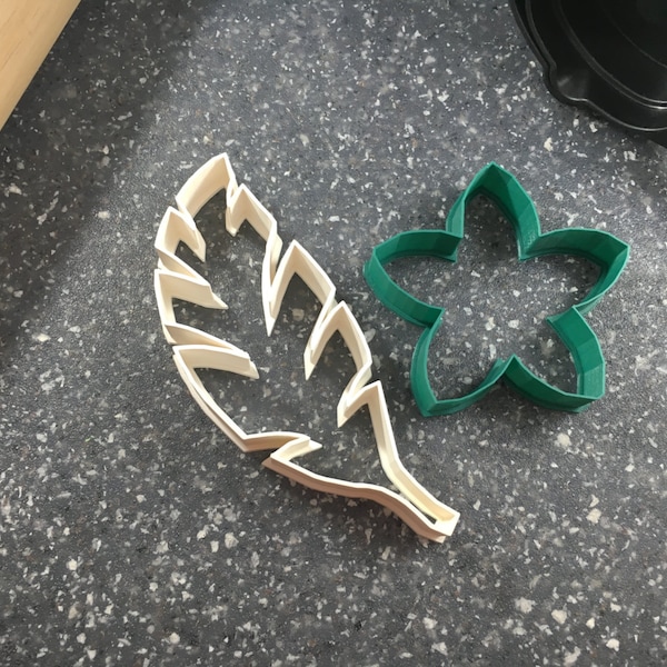 Flower and Palm Leaf Cutter Set