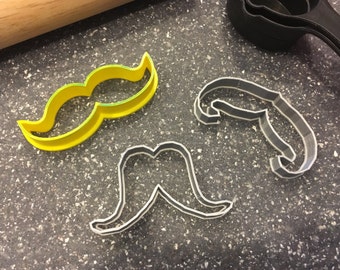 Moustache Cookie Cutter Set