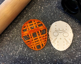 Scary Mask Cookie Cutter: 3D Printed Halloween Baking