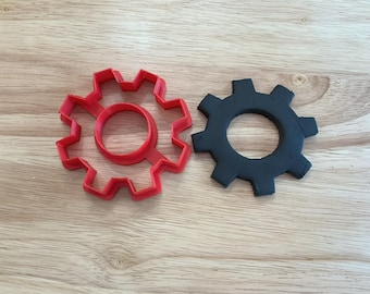 Gear 101 Cookie Cutter | 3D Printed for Mechanical, Steampunk & Industrial Baking Projects