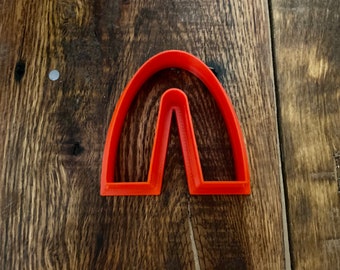 Cortador de galletas de arco: diseño impreso en 3D de medio óvalo