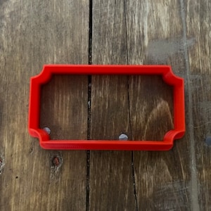 Various Sizes Rectangle Plaque Shape Cutter – Versatile Designs for Baking, Crafts, and Custom Decor