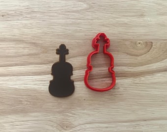 Violin and Viola Cookie Cutter for Music Lovers, Recitals, and Orchestra-Themed Baking