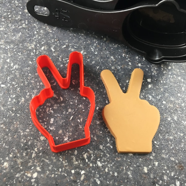 Peace Sign Cookie or Fondant Cutter