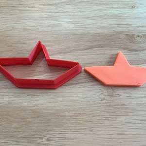 Paper Boat Cookie Cutter | 3D Printed for Fun, Creative & Themed Baking Projects