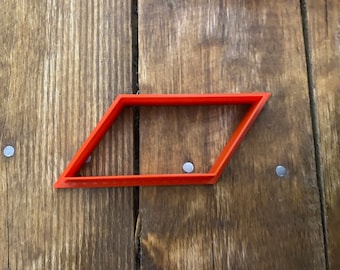 Rhombus Cookie Cutter – Geometric Shape for Baking, Cookies, and Crafts