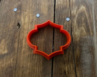 Morocco Plaque Shape Cookie Cutter – Elegant Design for Baking, Crafts, and Geometric-Themed Projects