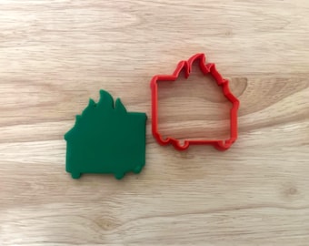 Dumpster Fire-Ausstechform - Lustige Neuheitsform für Partys, Gag-Geschenke und Backen zum Thema Humor
