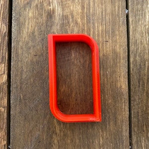 Pinched Rectangle Cookie or Clay Cutter – Unique Design for Baking and Craft Projects