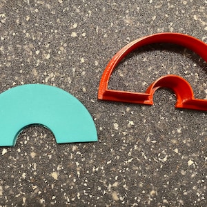 Half Arch Shape Cookie Cutter – Ideal for Baking, Cookies, and Craft Projects