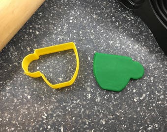 Cortador de galletas con forma de taza de café impreso en 3D: repostería divertida y dulces personalizados