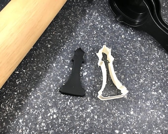 Koekjesuitsteker Queen Chess Piece: 3D-geprint bakken