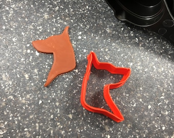 Dobermann Kopf Form Ausstechform - Hunde-Backwerkzeug für einzigartige Kekse & Kunsthandwerk