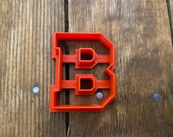 Varsity B Letter Shape Cutter