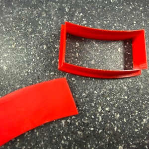 Curved Rectangle Shape Cutter Set - Various Sizes for Versatile Baking & Crafting Projects
