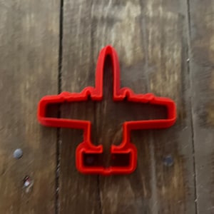 A-10 Warthog Silhouette Cutter Shape – Perfect for Military, Aviation-Themed Baking and Crafts