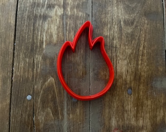Feuer Flamme Cookie Cutter: 3D gedrucktes Backwerkzeug