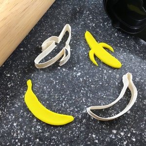 Banana Shapes Cutter Set – Fun Design for Baking, Crafts, and Fruit-Themed Projects