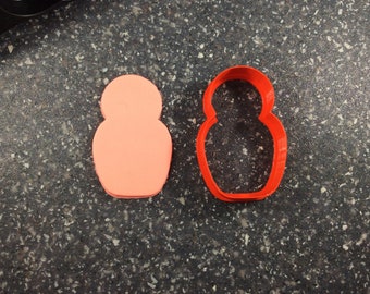 Russian Nesting Doll Cookie Cutter – Matryoshka Design for Baking, Crafts, and Cultural-Themed Projects