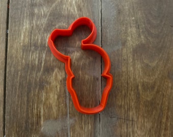 Cortador de galletas de cactus: cortador con forma de planta impreso en 3D