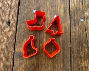 3D Gedruckte Weihnachten Ausstechförmchen Set