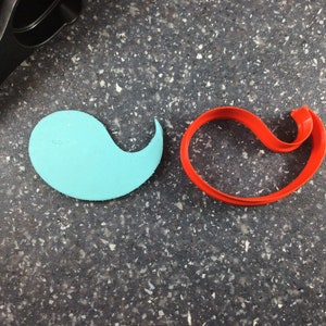 Paisley Cookie Cutter – Elegant Boho Shape for Wedding, Henna, and Vintage-Themed Baking and Crafts