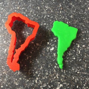 South America Cookie Cutter - Continent Shape for Baking & Fondant | Geography-Themed Crafts