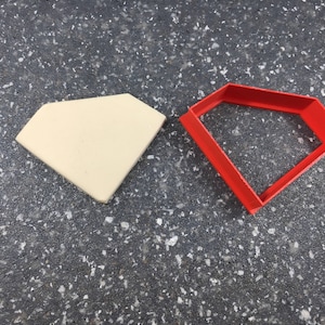 Diamond Gem Shape Cookie Cutter - Elegant Design for Wedding, Party, or Creative Cookies & Crafts