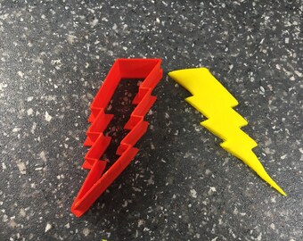 Lightning Bolt Cookie Cutter – Bold Design for Baking, Crafts, and Superhero or Weather-Themed Projects