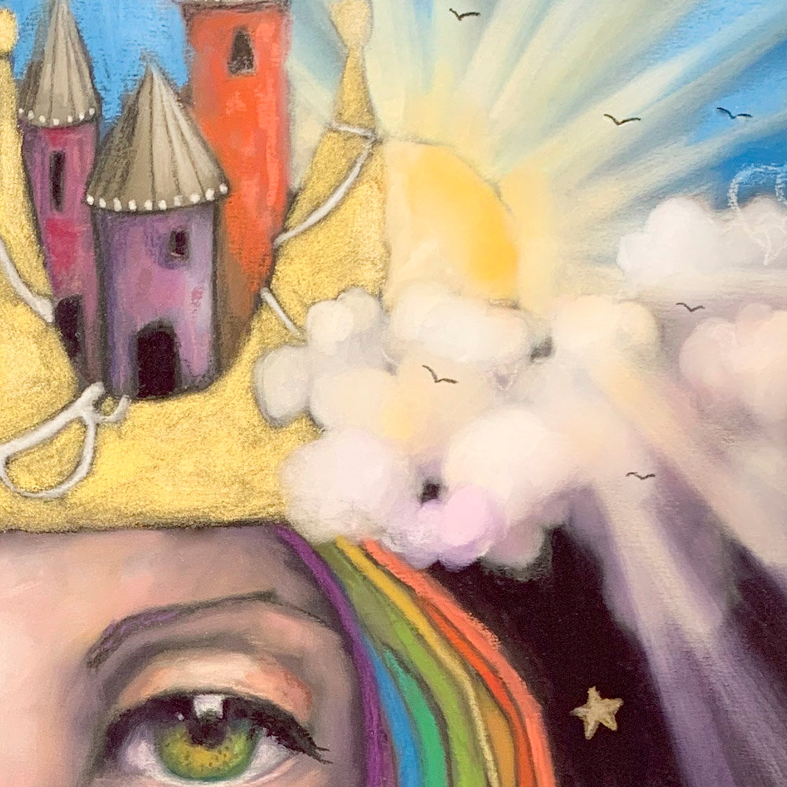 Finding Your Voice Art Print Celebrate Individuality Artwork Etsy