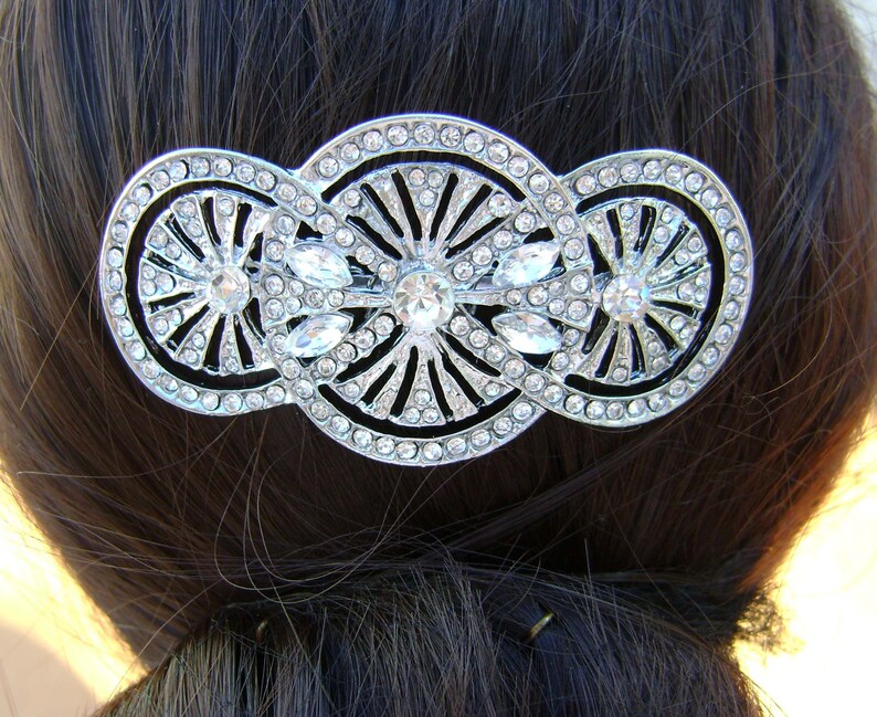 Prom Comb Bridal Comb Sparkling Art Deco Wedding Hair Comb