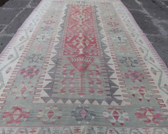 Turkish kilim kayseri Kilim rug vintage Home decor kilim 2.8x5.3 ft Kilim Wool Kilim Teppich Kilim rug